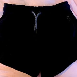 black athleta shorts